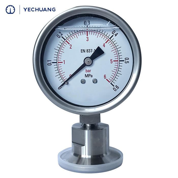 sanitary diaphragm  pressure gauge 001 